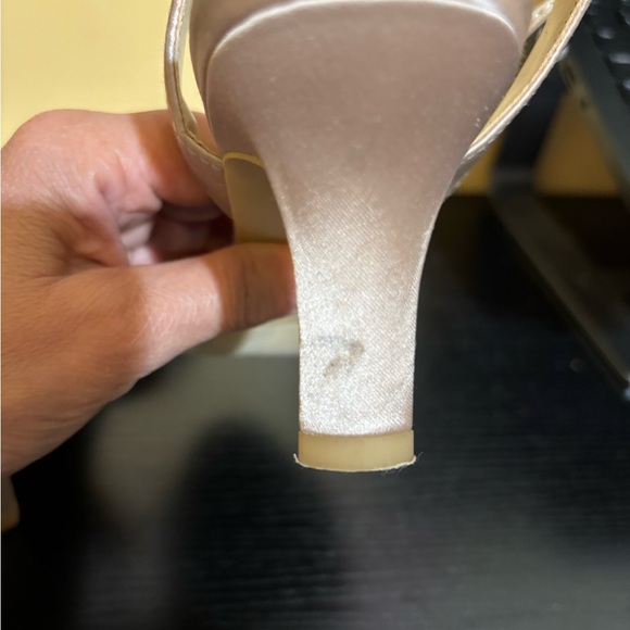 Charter Club Satin Kitty Heel Bow Sandal Size 7.5 - Picture 7 of 13